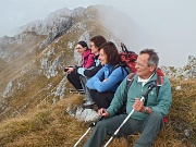 La nostra prima in MONTE SECCO (2293 m) …tra le nuvole ! il 1 novembre 2013  - FOTOGALLERY